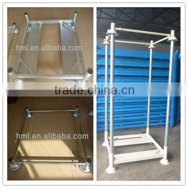 Heavy duty warehouse galvanized metal pallet converter