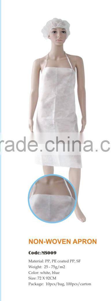 Disposable PP polypropylene non woven aprons