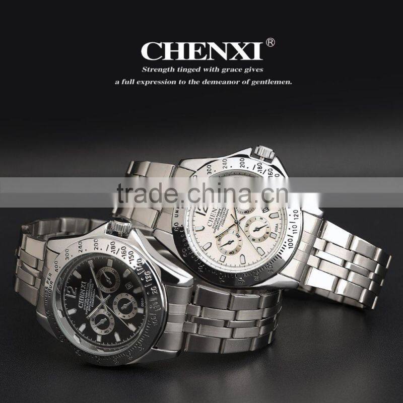 2016 Christmas Gift luxury Watch Brands Wholesale China Watch Mens Stainless Steel Quartz watch
