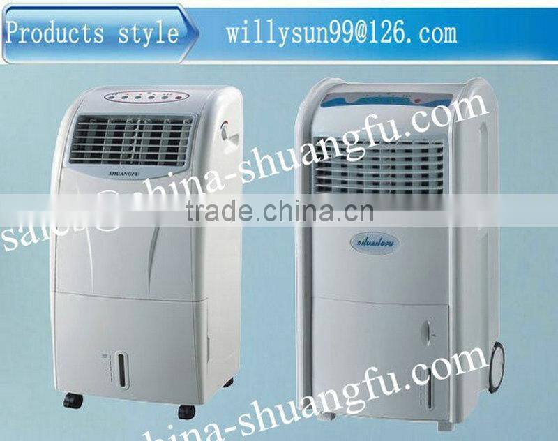 Fresh air cooling room evaporative humidifier for cooling air