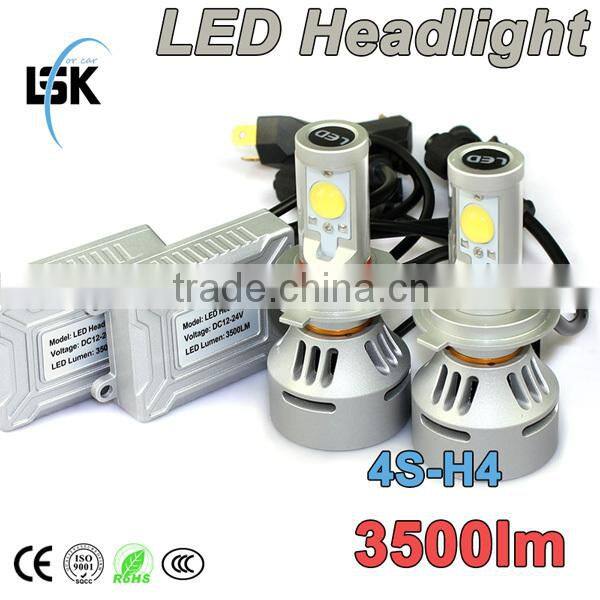 China factory direct excellent heat dissipation 3500lm h4 led light kits 2 years warranty