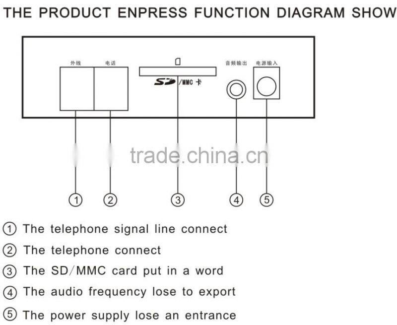 Easy Operation Automatic Telephone Voice Recorder With LCD Display For Office