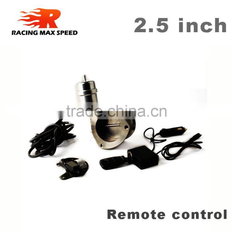 wholesales 2.5inch exhaust cutout remote control with vacuum actuator y pipe bypass electric exhaust cutout