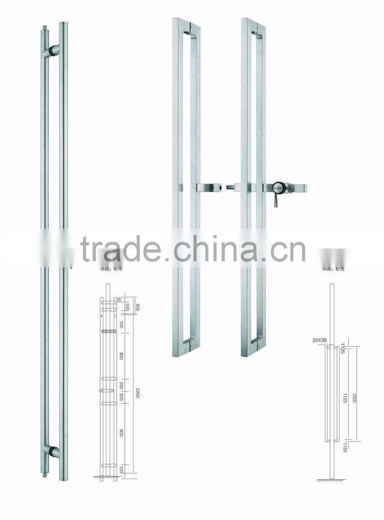 supplier directory glass commercial door pull handle with lock