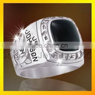 Brass custom championship rings top quality wholesale mens signet ring