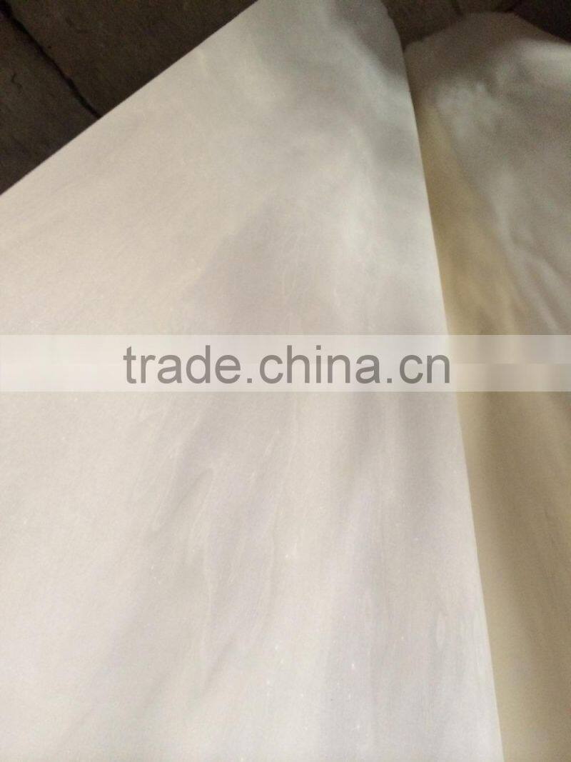 Rotary cut white color poplar wood face veneer with high quanlity Linyi factory manufactures