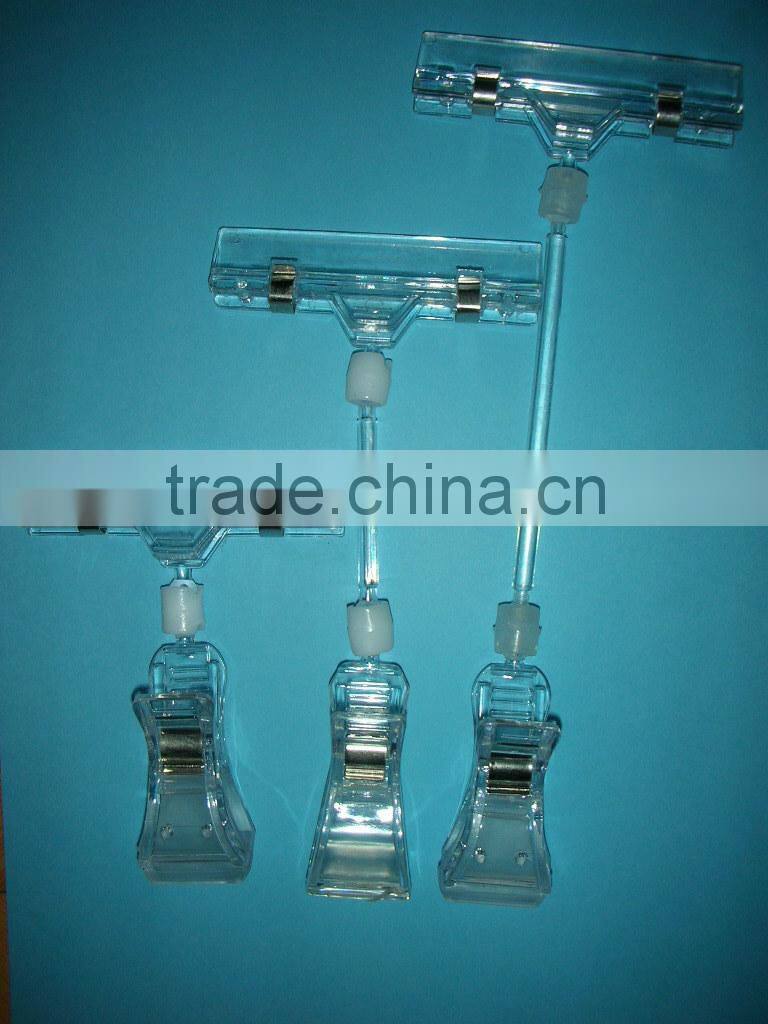 Double sided plastic clips