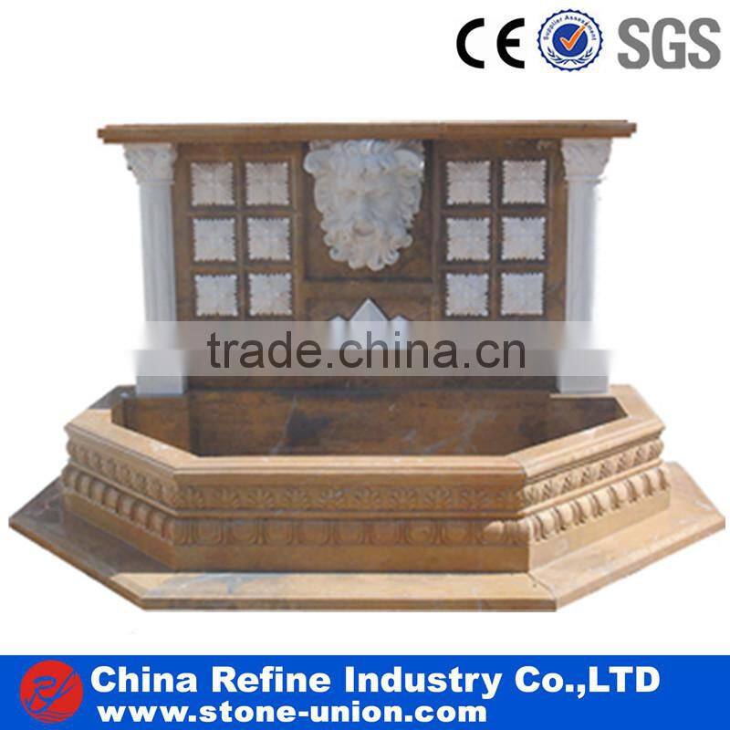 outdoor angel water fountain