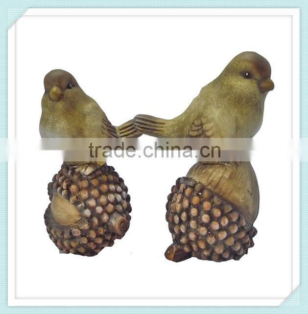 home decoration ceramic bird figurine