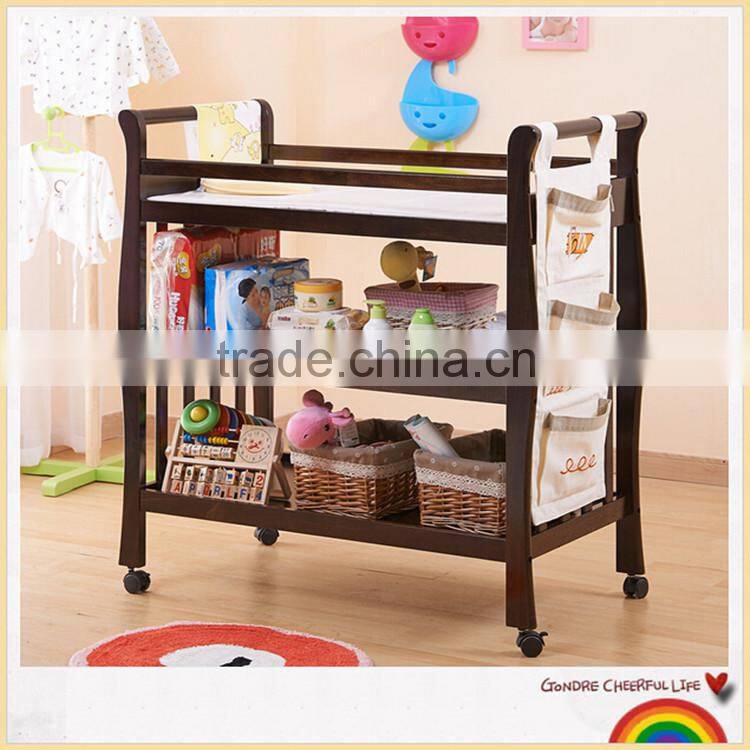Modern bedroom furniture diaper changing table/baby changing table