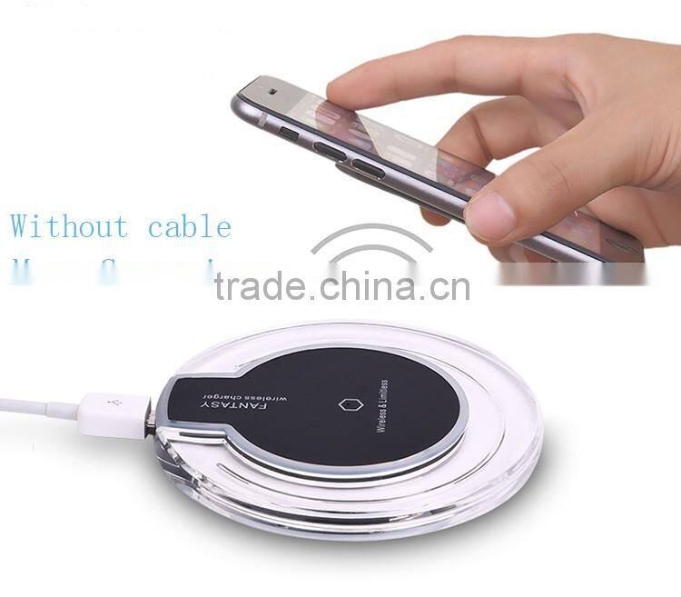 2016 New Product Qi Wireless Charger wireless charging pad for Samsung Galaxy S6 / S6 Edge