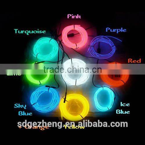 Hot sale electroluminescent wire for halloween and christmas decoration