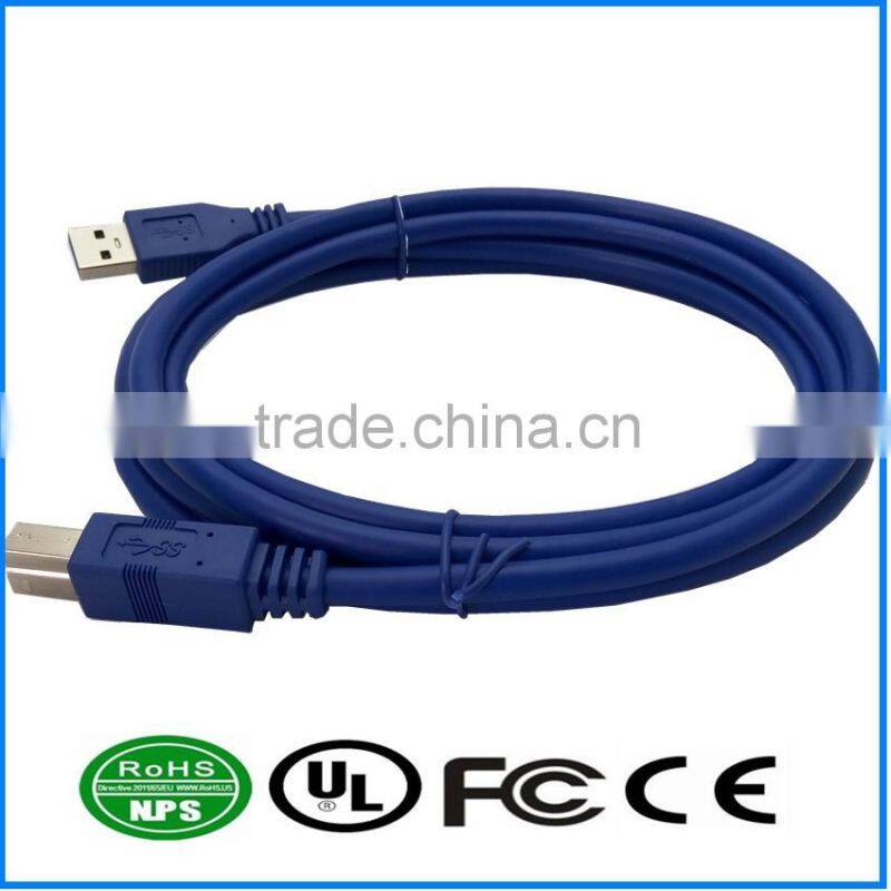 USB3.0 AM-BM Cable High Speed Cable Standard Port and 9 Core Wire For Printer