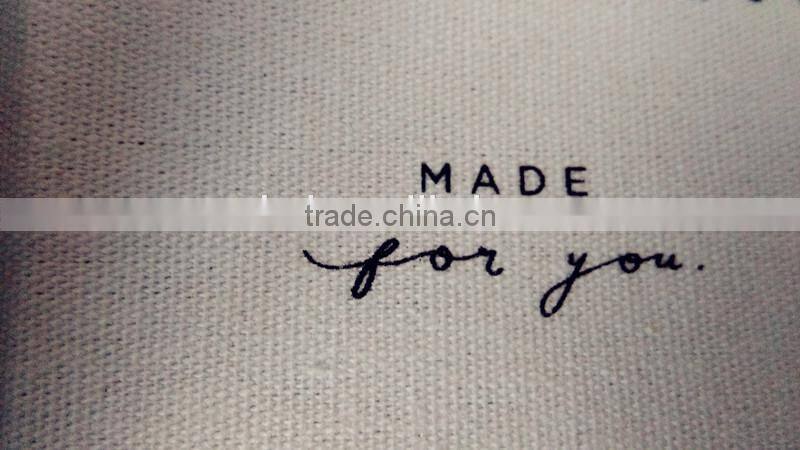brand name customize 100% cotton straight cut printing label