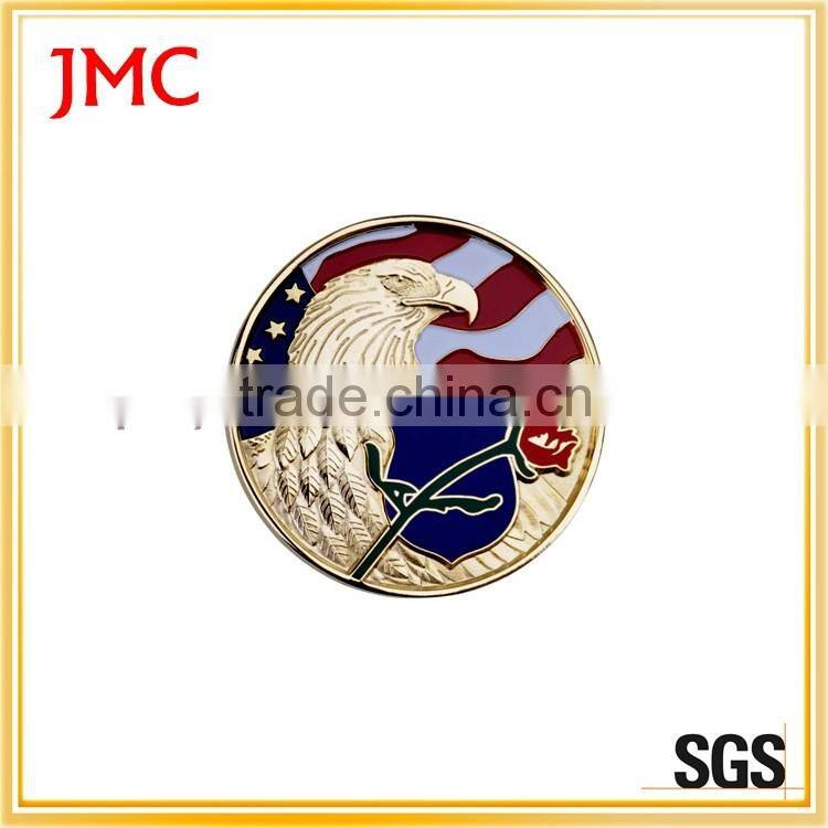 2015 Manufactory production gold metal souvenir coin