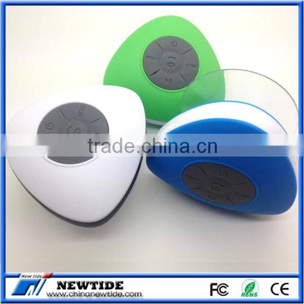 suction cup IPX 4 shower waterproof cheap bluetooth wireless speaker