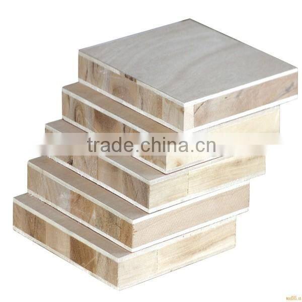 Raw and Melamine Blockboard for Furniture