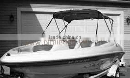 UV PROTECTOR 3 bow bimini parts with rear support poles