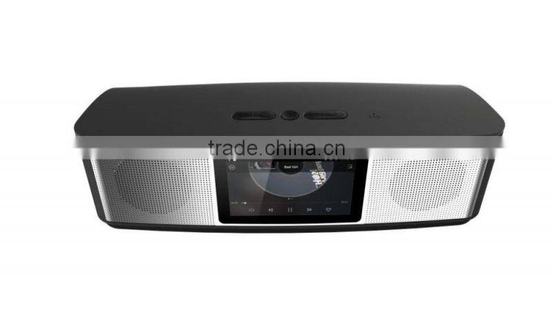 2016 new wireless A6 Smart wifi Bluetooth Speaker With TF card USB port and FM radio Function Bluetooth Speaker