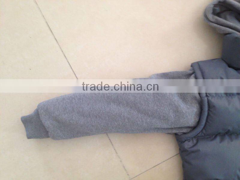 2012 new boys fashion PVC coated waterproof snowker winter jackets with hoody