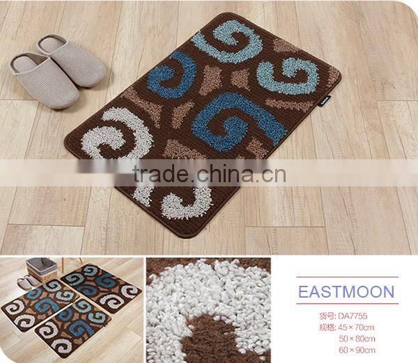 2016 new pattern anti-slip bathroom kitchen contemporary doormats