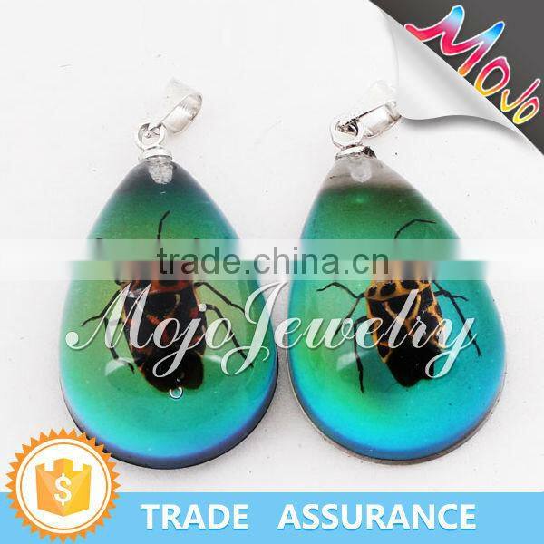 2015 New Trendy Amber Charm Pendant for Necklace Wholesale