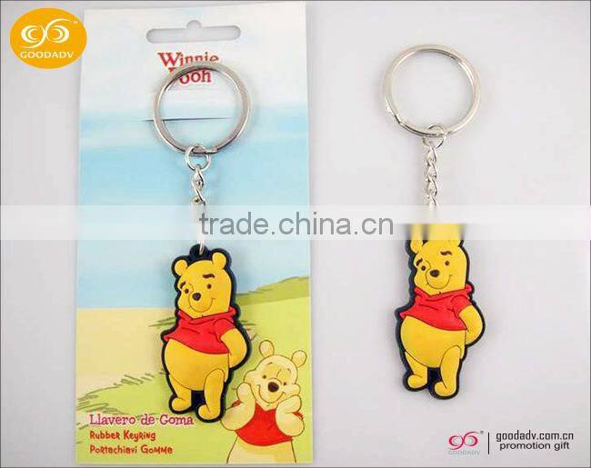 Souvenir printed customized custom 3d key chain