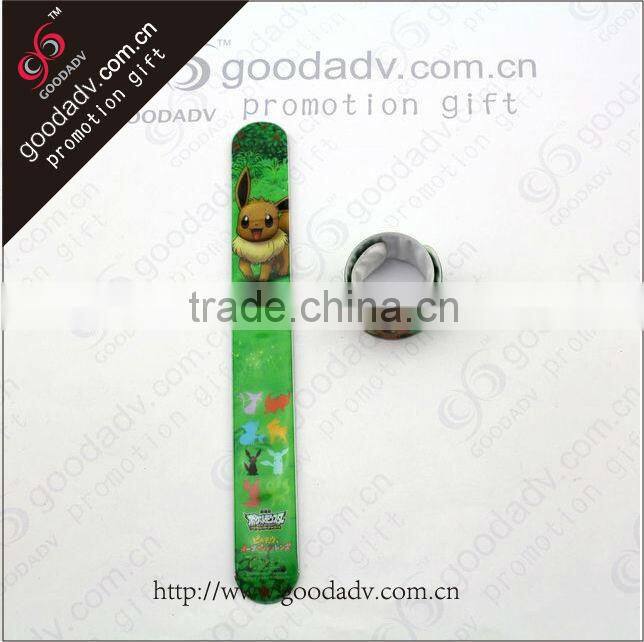 The new 2013 fashion exquisite gift Cute cartoon PVC slap bracelet