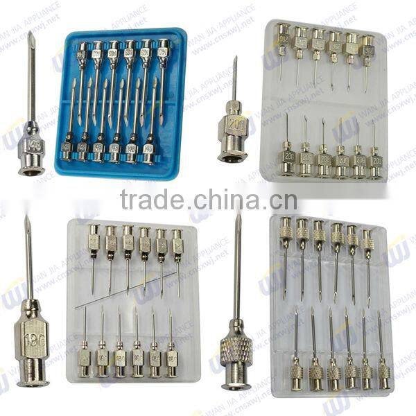 WJ307 13mm hub luer lock SS cannula veterinary needles