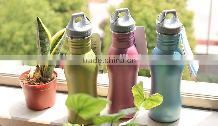 Outdoor sport cucurbit 550ml stainless steel travel water bottle