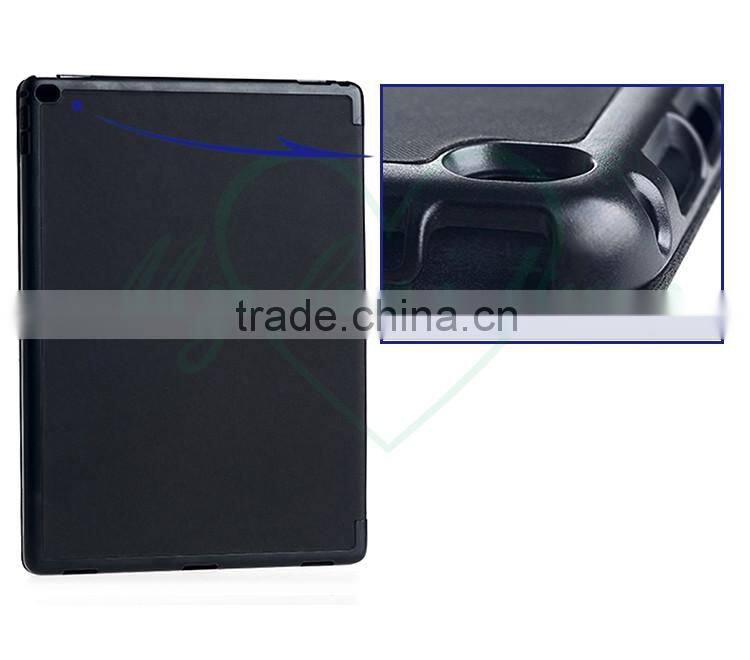 Factory Newest Leather Tablet Holster for Ipad pro with Stand