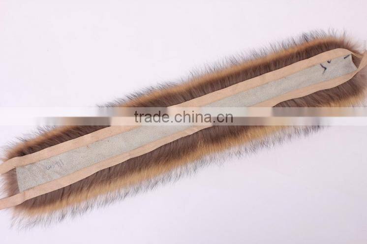 natural raccoon fur trim, trimming