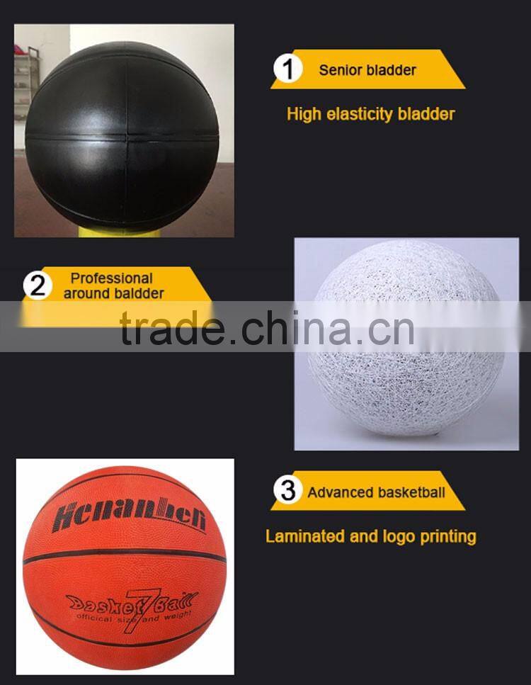 wholesale customize your own size 7 quality cheap price of rubber basketball