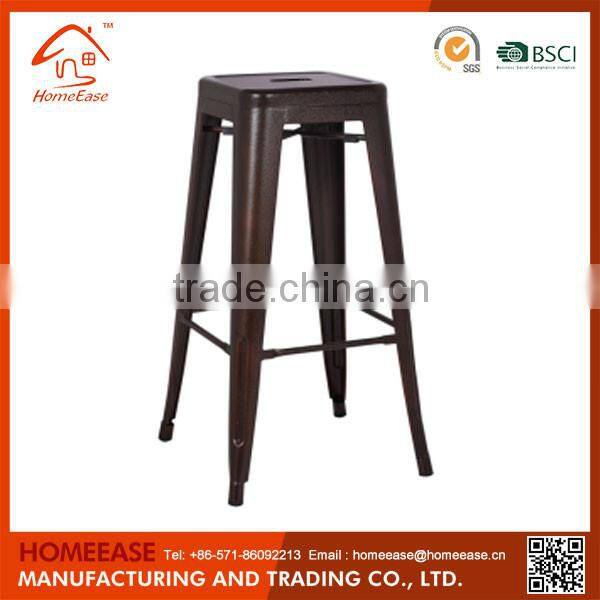 Home Furniture General Use Restaurant Colorful Vintage Metal Dining Chairs