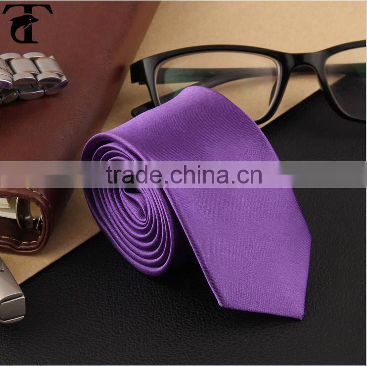 Promotion Ties Wholesales Purple Necktie In Solid Color 2400 needle