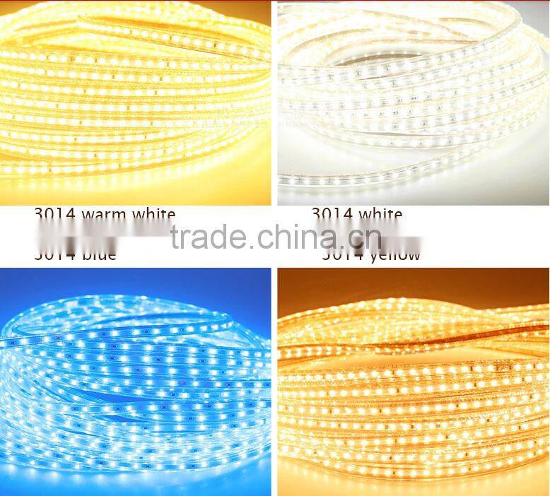 3014 220V high lumen super brightness decoration led strip light