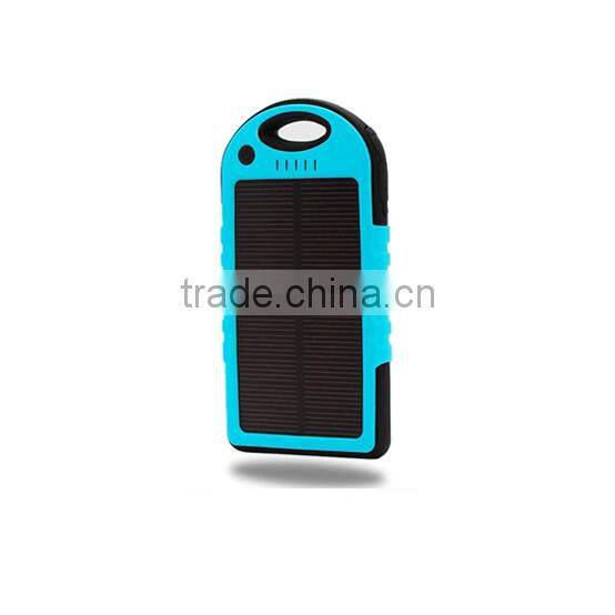 Outdoor 5000mah mobilr slim solar battery charger for phone case