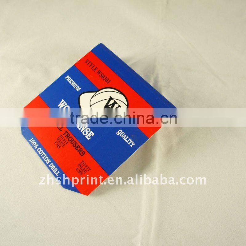 Nice garments hang tags