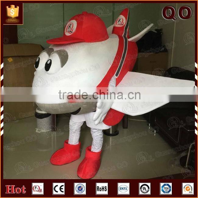 China suppliers airplane costume big head costume character mascot