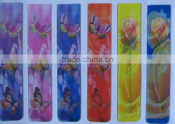 30X5cm PET or PP stationary promotional 3D Lenticular ruler