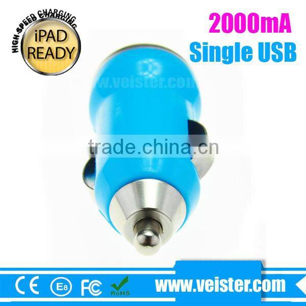 5V 2.1A Colorful USB Car Charger for iPhone5