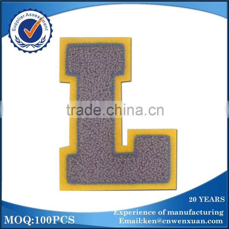 PROFESSIONAL FACTORY SUPPLY Custom cheap chenille patch