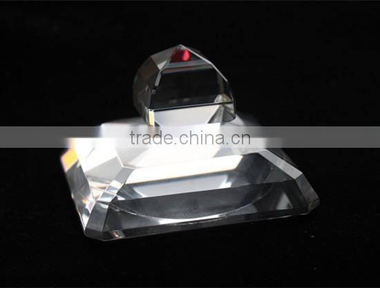 2014 New Products Crystal Sugar Bowl With Lid Table Decoration