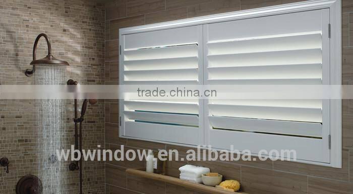 Horizontal Opening Pattern and PVC Material basswood plantation shutters
