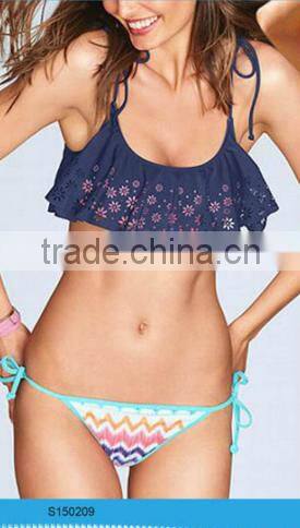 2014 new hot anti-uv 50+ bikini swimming wear