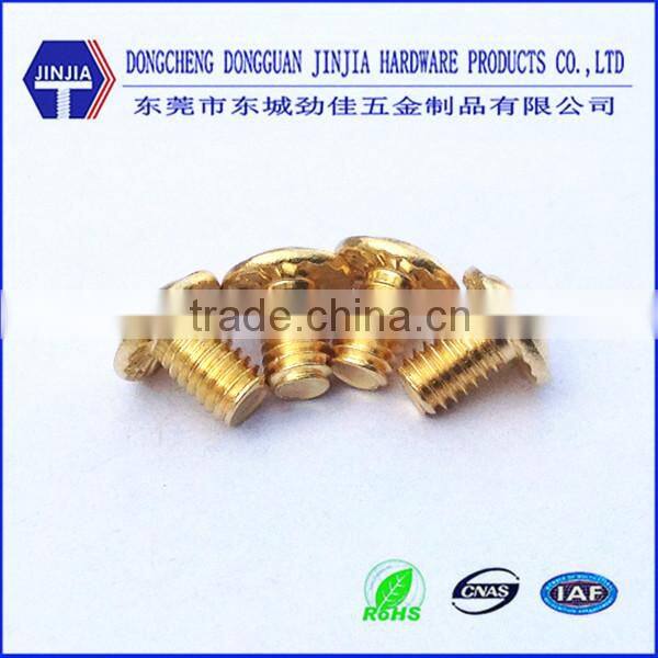 m4*6 big head wafer head metric brass screw