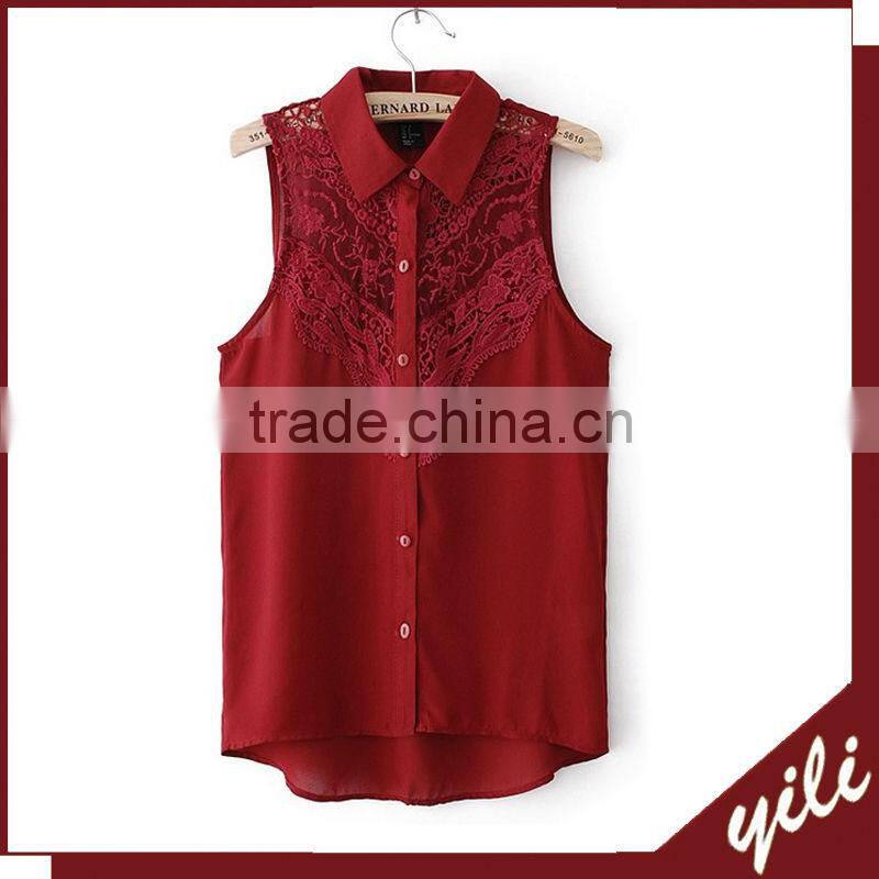 Hot design model vests for ladies