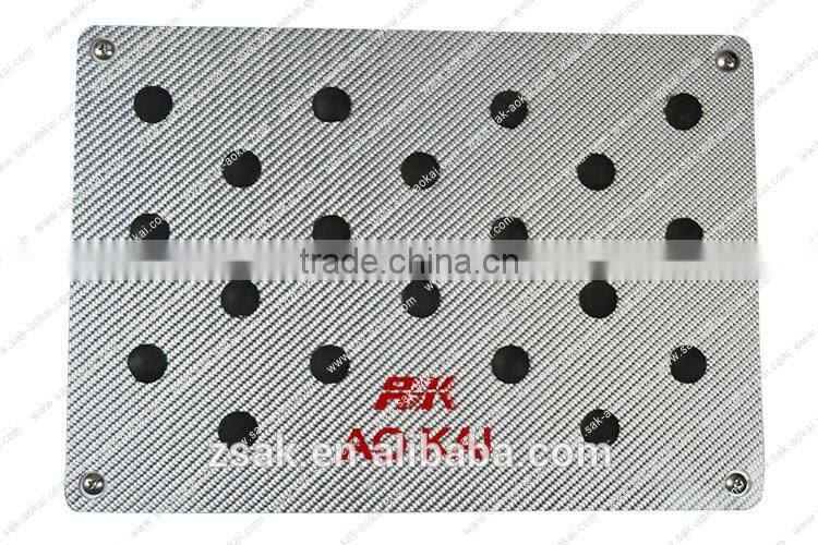 Anti-slip carpet mat pedal pad carbon fiber