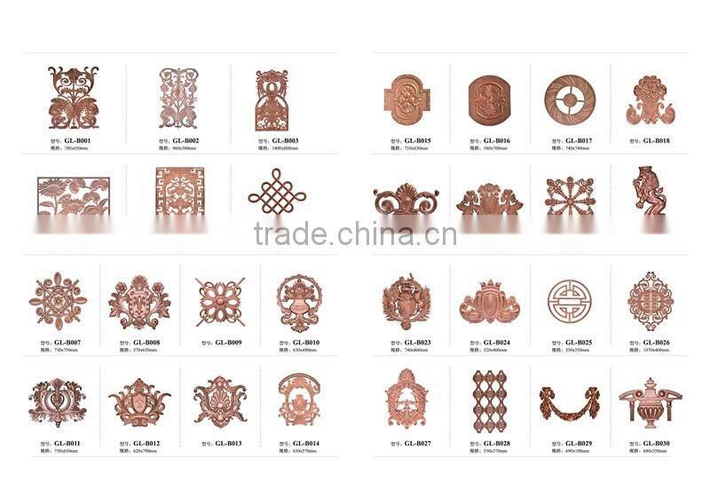 Aluminum adorned accessories for house fence and doors GL-H002