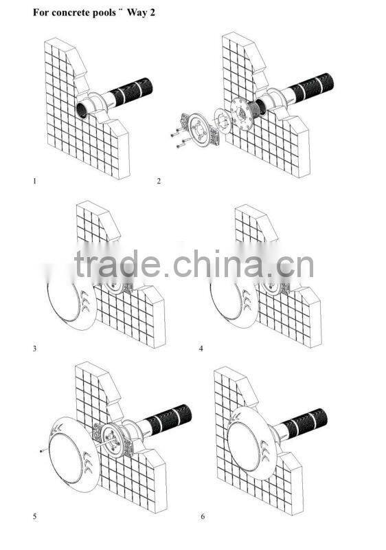 Fashion design LED Pool Light IP68 3 years warranty